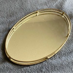 Vintage Oval Vanity Tray